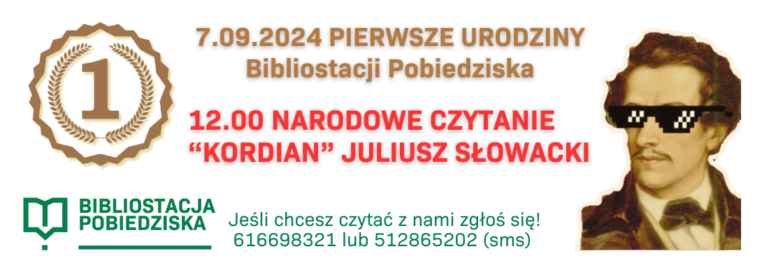 NARODOWE CZYTANIE w Bibliostacji