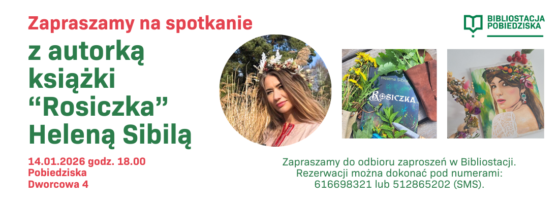 Spotkanie z&nbsp;Heleną Sibilą, autorką książki „Rosiczka”